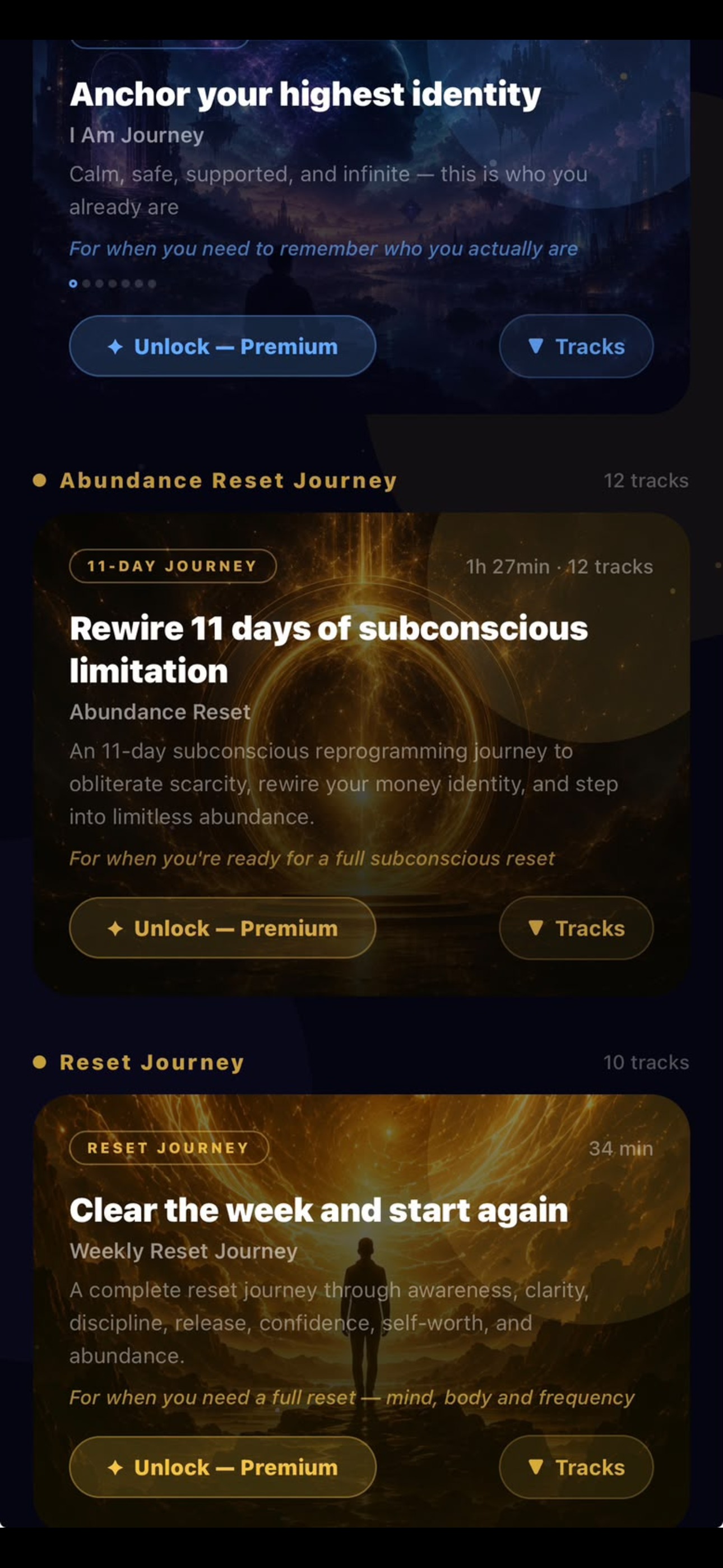 Guided journey series